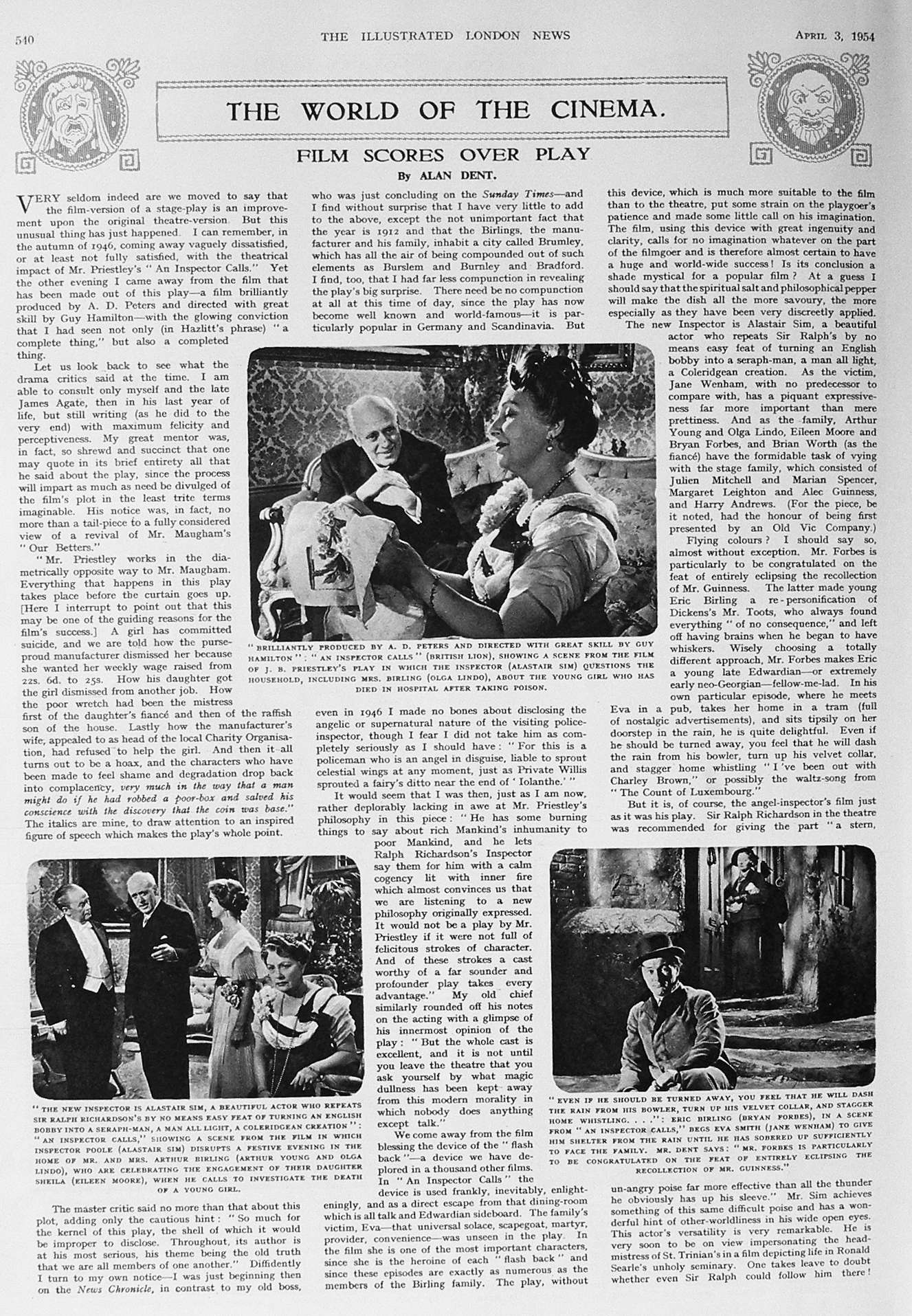world of the cinema Apr 3 1954